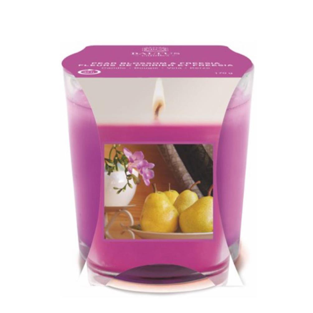 Baltus Pear Blossom & Freesia Scented Glass Candle £2.69
